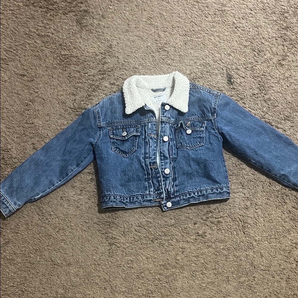 Old Navy Kids Denim Jacket with Cream Collar